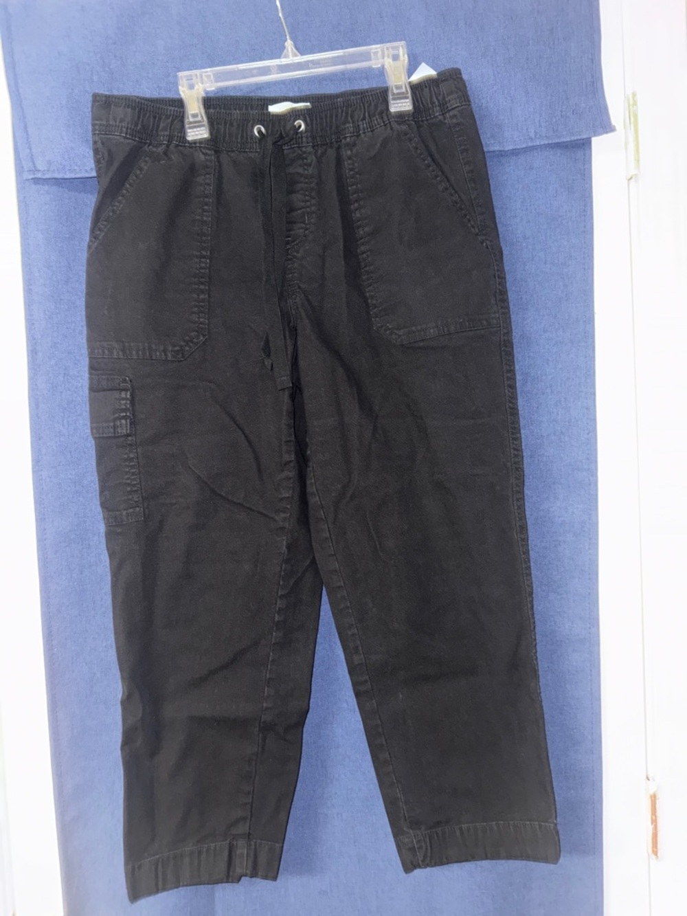 Signature by Levi Strauss Black Cargo Jogger Pants